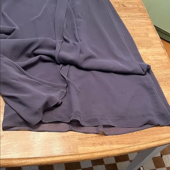 Bill Levkoff Strapless Gown in Deep Lavender - Picture 2 of 3